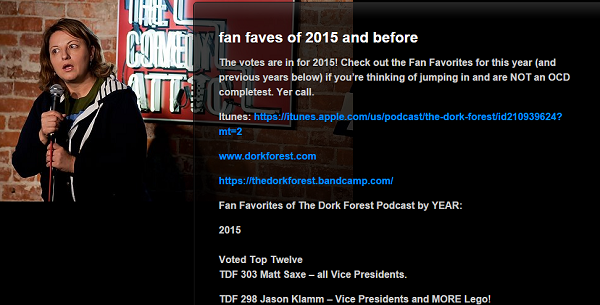 Jason Klamm and Matt Saxe Top The Dork Forest Fan Favorite Episodes of 2015