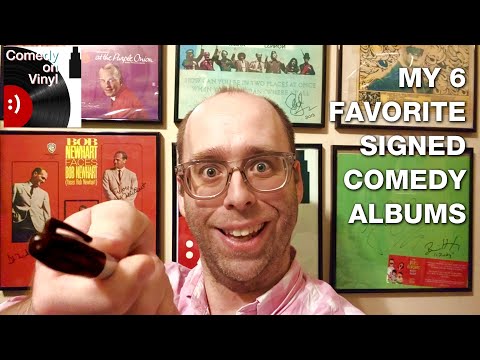 Comedy on Vinyl Podcast My 6 Favorite Signed Comedy Albums